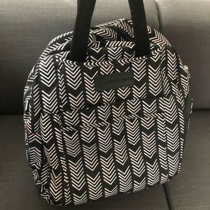 Sarah Wells Breast Pump Bag: Kelly (White &Black)